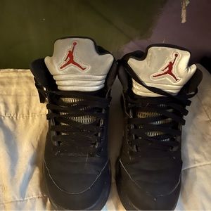 Nike air Jordan 5s OG 2016 black metallic